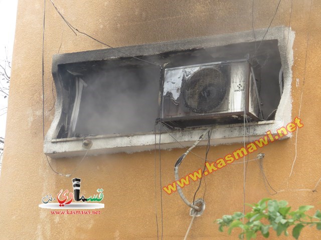  كفرقاسم : اندلاع حريق في شقة سكنية في الحي الغربي الجنوبي للبلدة والحمد لله دون اصابات 